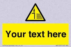 Custom Deep Water Sign